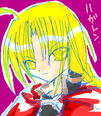 しばらく臨時TOPにしてました。らくがき。